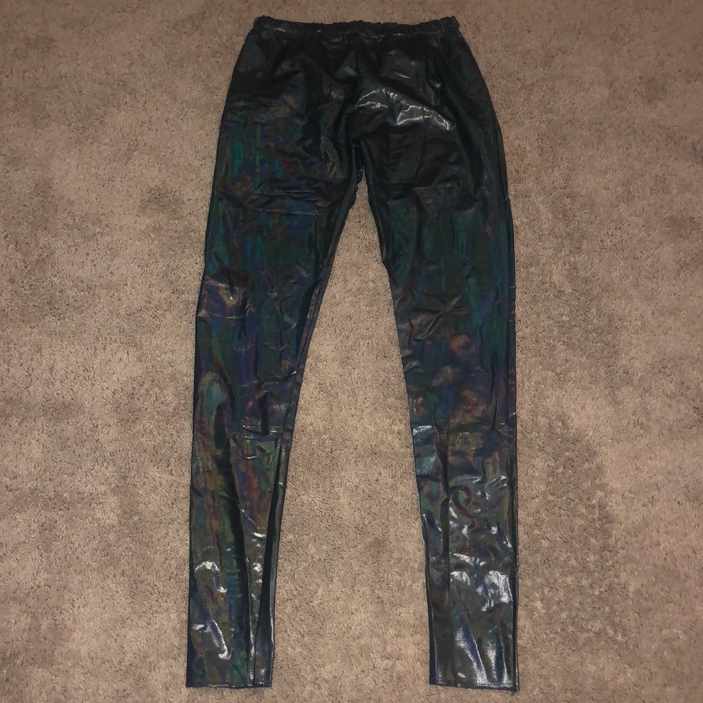 Reflective black pants